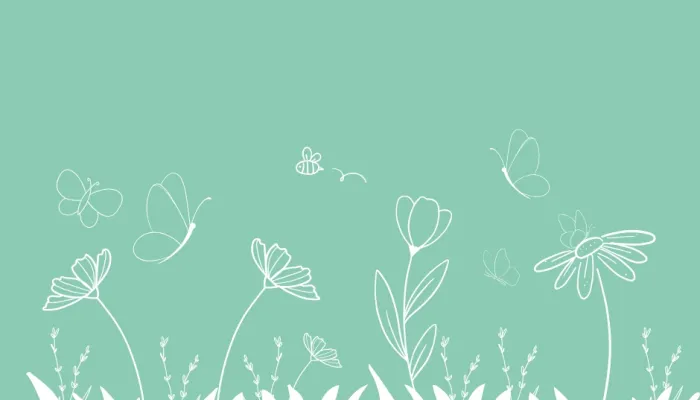 A wildflower meadow with insects