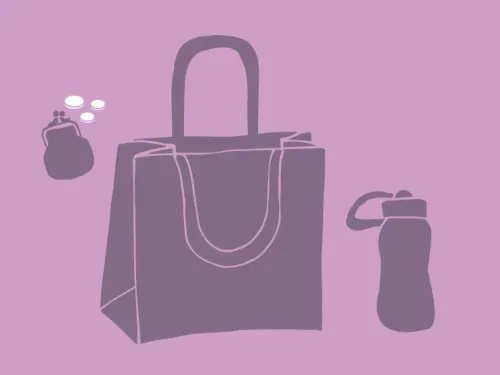 saavy shopping illustration